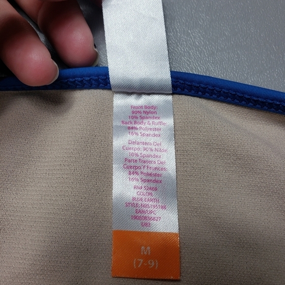 no boundaries blue bikini bottom women's size medium 7-9 - Picture 5 of 7